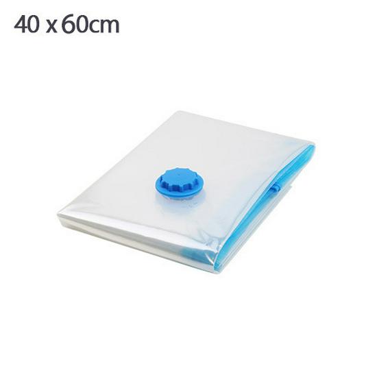 Blue Transparent Vacuum Compression Bag for Clothes & Quilts - Thickened Storage Solution