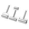In stock with free shipping: Double-Sided Stainless Steel Rolling Pin for Kitchen and Household Use
