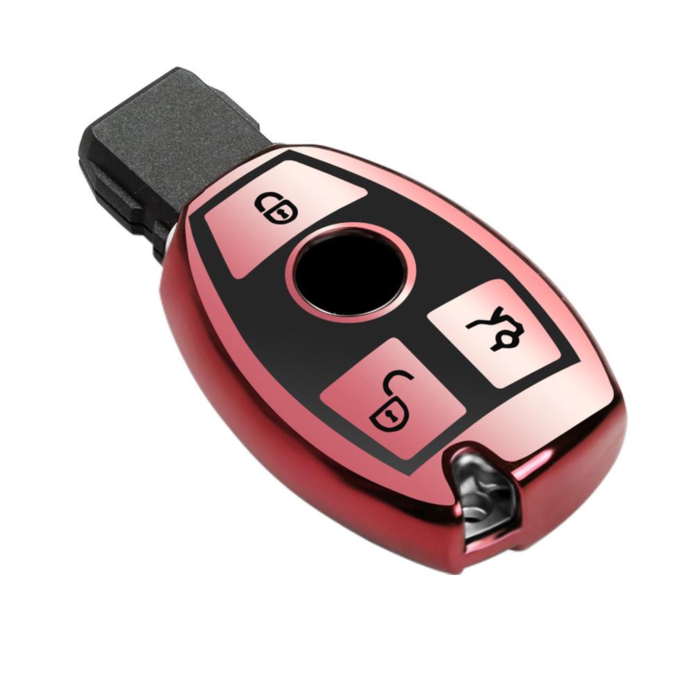 Soft TPU Car Remote Key Case Cover Fob For Mercedes Bnez CLA GLC GLA GLK W203 W210 W211 W204 W176 A B C R Class AMG Accessories