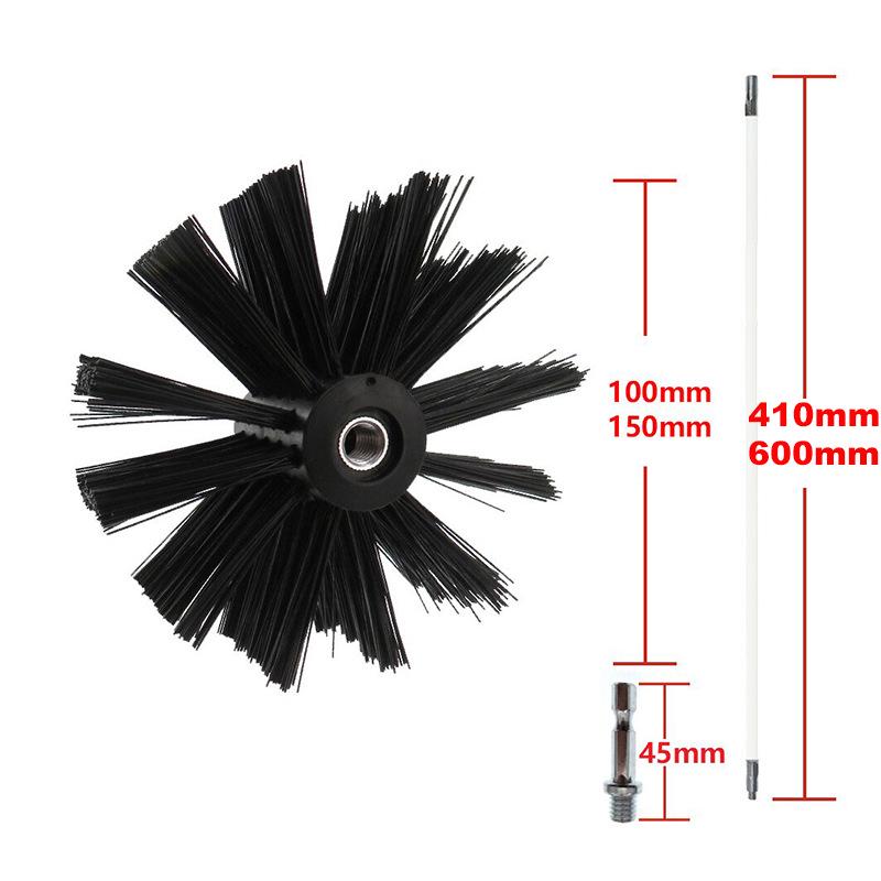 Chimney & Dryer Duct Cleaning Brush for Range Hoods