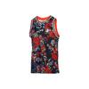 Dragon Totem Print Embroidered Logo Fitted Basketball Vest Men Tops Multicolor CK6302-457