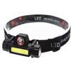 Led Xpe+cob Headlight USB Rechargeable Headlamp Head Torch Outdoor Waterproof Camping Head Light