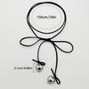 Item Jewelry Adjustable Fleece Rope Choker Women'S Simple Personality Peach Heart Love Pendant Necklace