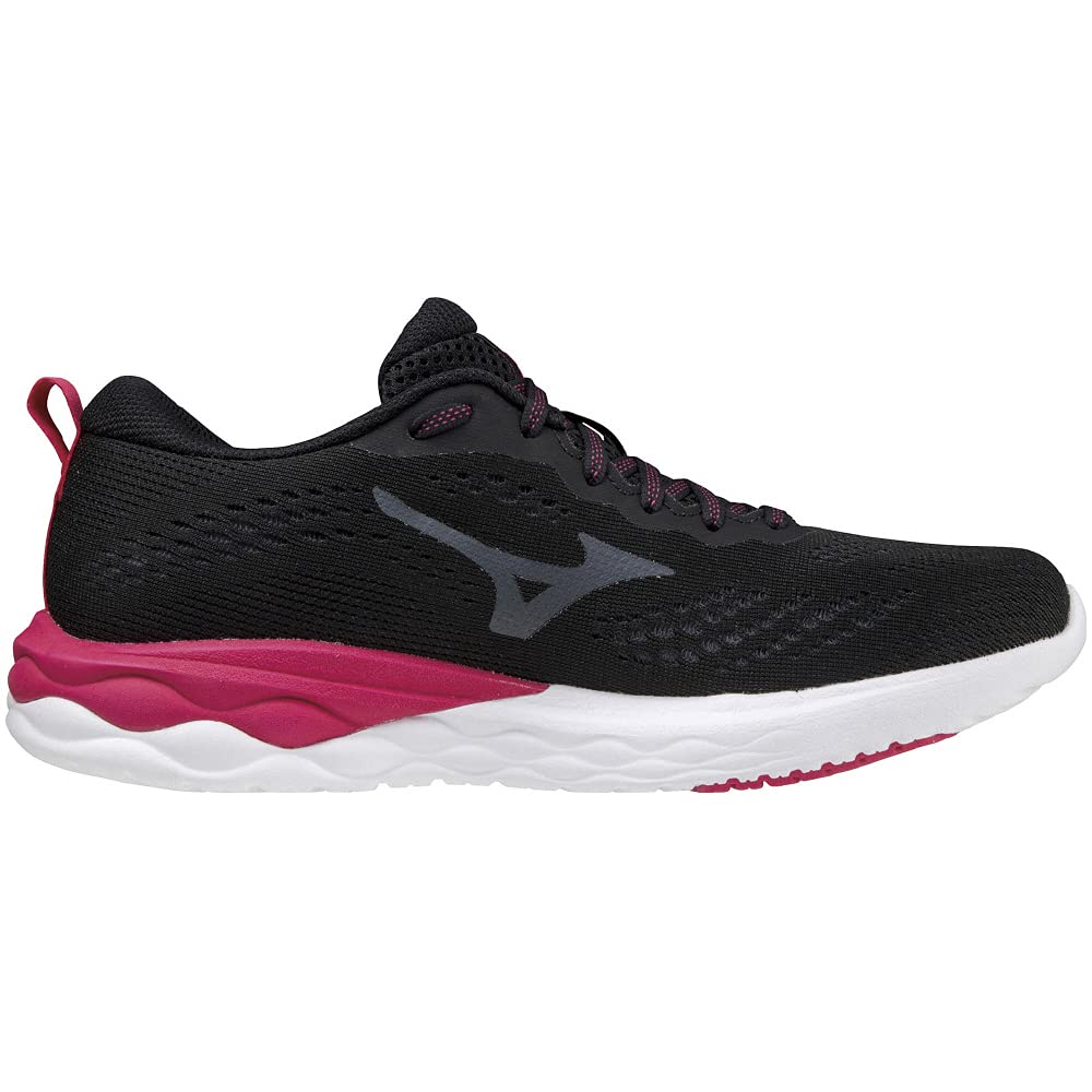 Mizuno Wave Revolt 2 Running Size for and Training Shoes, Lightweight, Women's, Black/Black/Pink, 23.0 Cm, 3E, Jogging, Marathons, Sports,
