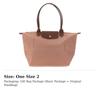 Longchamp Le Pliage Polyamide Tote Bag, Shopping Bag, Handbag, Shoulder Bag Large Women's Pink Tea 1899089P96