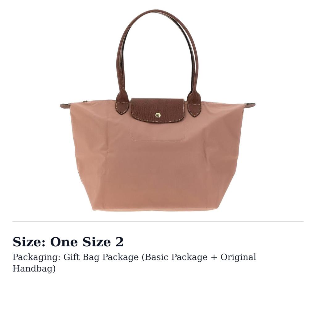 Longchamp Le Pliage Polyamide Tote Bag, Shopping Bag, Handbag, Shoulder Bag Large Women's Pink Tea 1899089P96