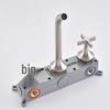 TLXT Concealed Wall-Mounted 3-Hole Hot & Cold Bathroom Faucet