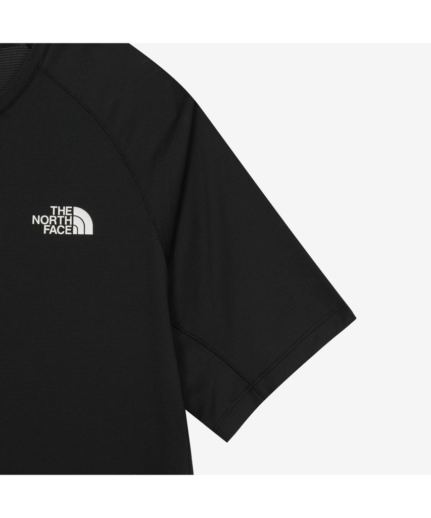 Noseupeiseu Nt7Us14E Men'S Tnf Run Short Sleeve Tee Real Black