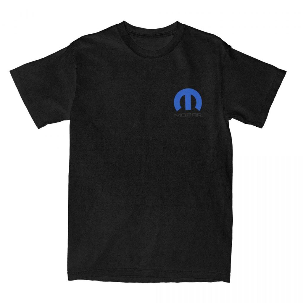 Men T-Shirt Mopar Logo T Shirts Trending American Summer Tees Awesome Casual 100 Cotton Tops Gift Idea