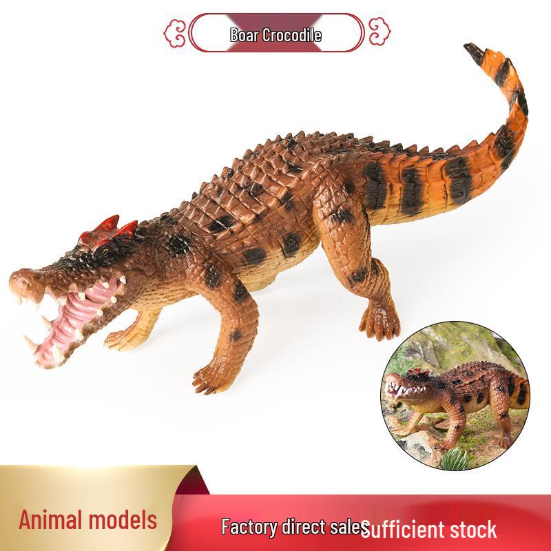 Ancient Creature Simulation: Crocodile & Wild Boar Toy for Kids
