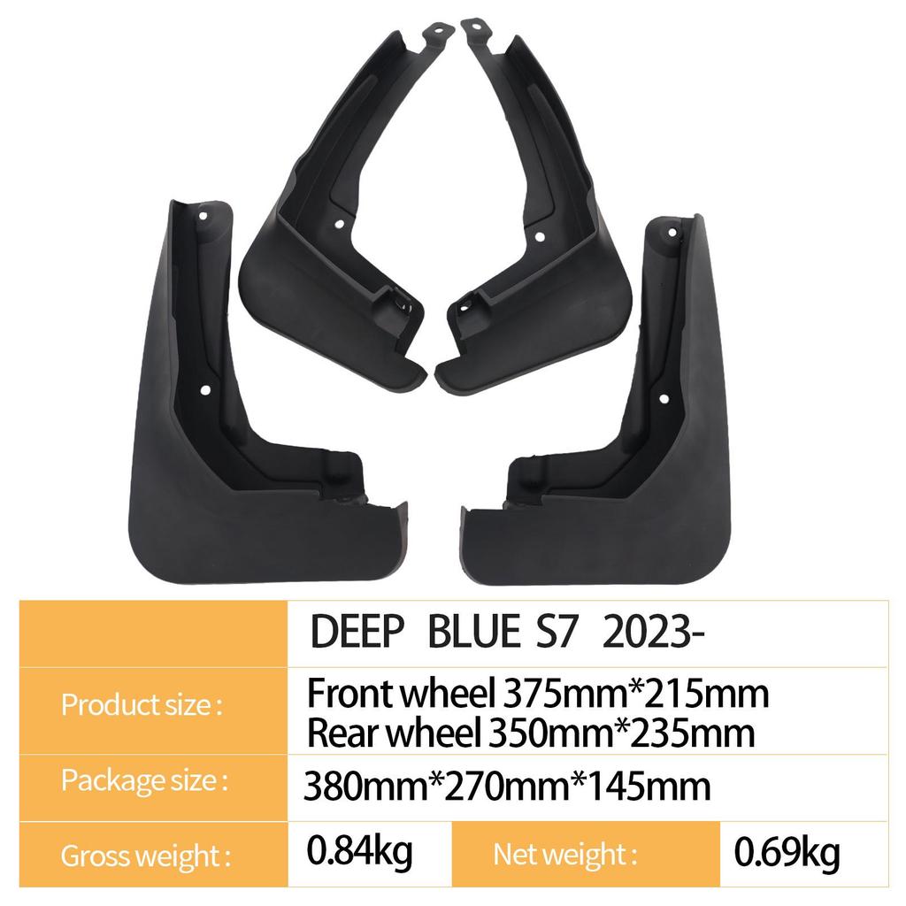 Compatible Mudguards for Changan Deepal DEEP BLUE S7 2023