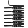 6Pcs Electric Guitar Bridge Saddle Tremolo String Lock Zinc Alloy Wrench Guitar Accessories