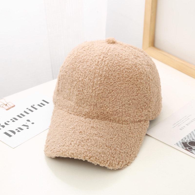 Winter Baseball Cap Warm Cap Plush Baseball Caps Spring Baseball Cap
