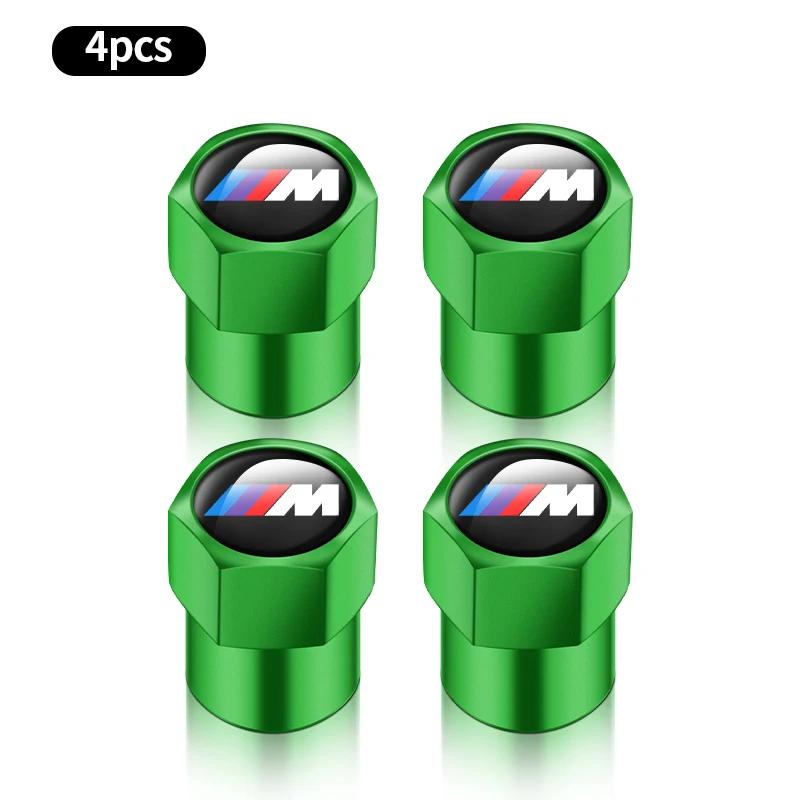 4Pcs/set Metal Car Wheel Tire Air Valve Caps Stem Covers For BMW M Performance E36 E60 E90 X2 X1 X3 X5 E46 E39 E70 M3 M5 M6