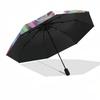 1pc Unicorn FantasyOpen/Close Umbrella-Windproof, Compact Travel Umbrella, Sturdy 8-Rib Shaft, Outdoor Accessory, 1121