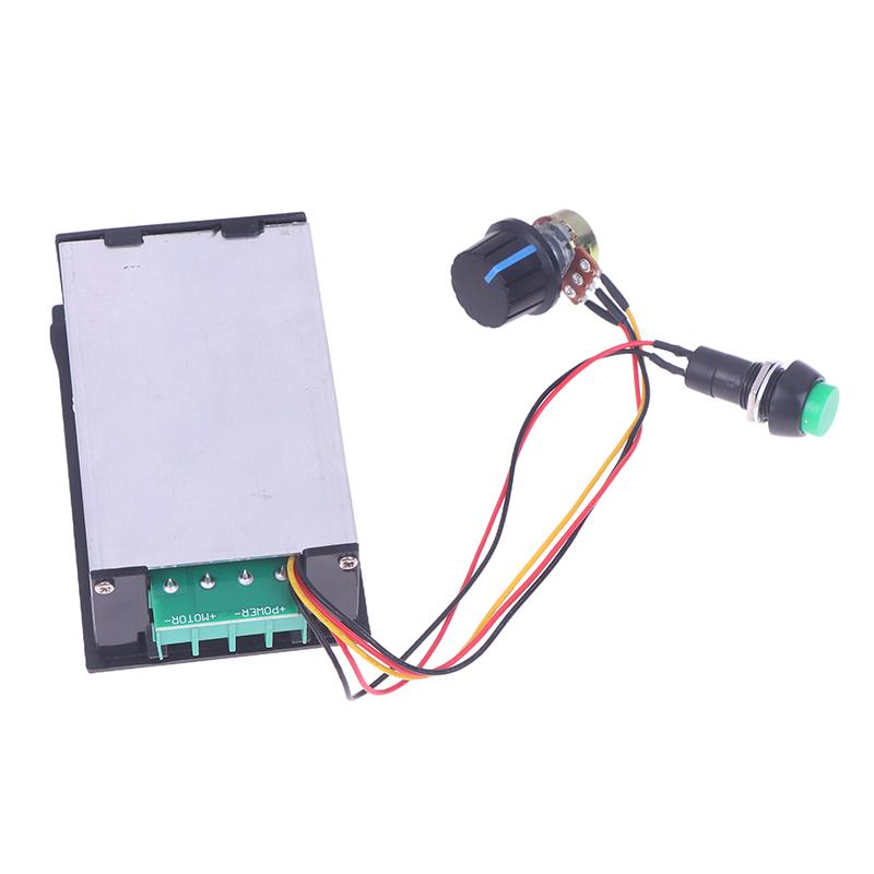 DC 6-60V 6V 12V 24V 48V 30A Digitalanzeige PWM DC-Motor Drehzahlregler Regler Motor Drehzahlregler mit Start-Stopp-Schalter