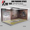 1/32 1/24 1/18 Scale Lighting Parking Lot Assembly Toy Diecast Alloy Model Car Garage DIY Scene Collection Display Toy Car Gift