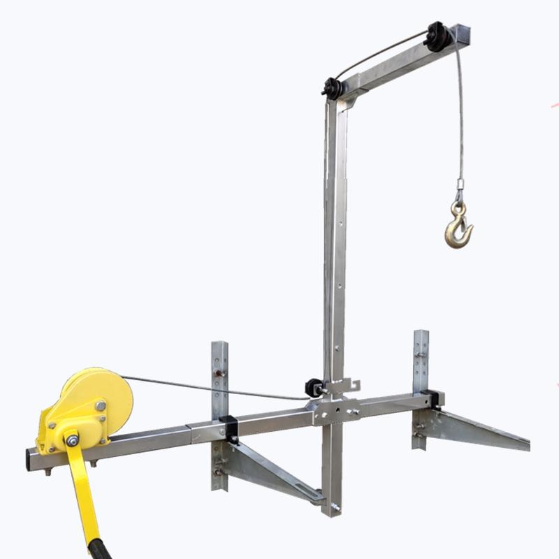 10/25m Air Conditioning Lifting Tool Folding Crane Lifting Bracket Manual Winch Assembly Air Conditioner Lifting Machine