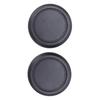 2PCS Lens Rear Caps ABS Plastic Snap On Lens Back Cover Replacement for GFX Series SLR Cameras