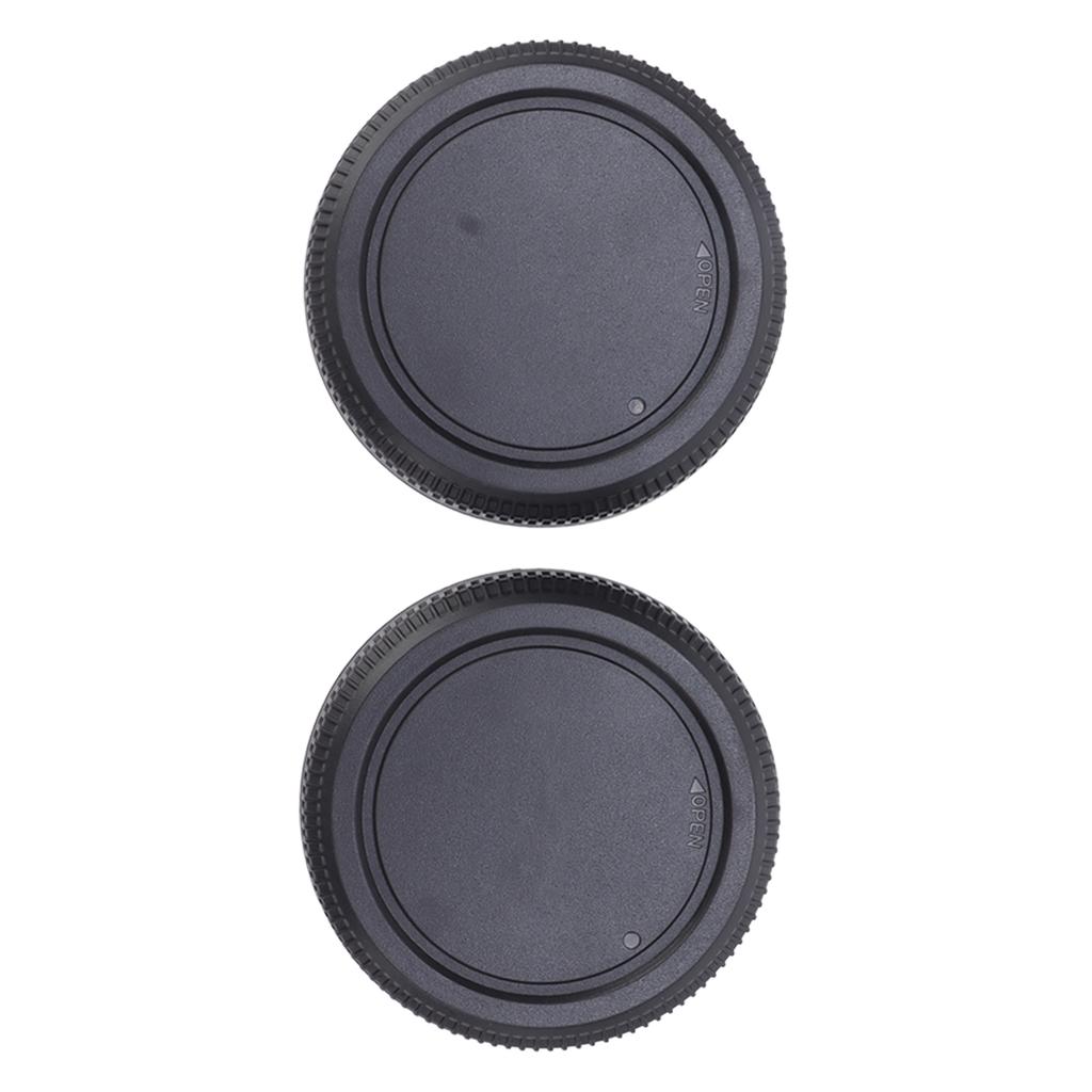 2PCS Lens Rear Caps ABS Plastic Snap On Lens Back Cover Replacement for GFX Series SLR Cameras