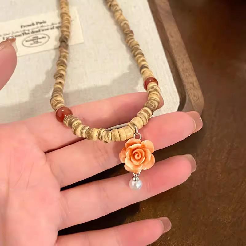 Exquisite Sweet Water Droplet Pearl Tassel Necklace For Women Girls Fashion Personality Clavicle Chain Party Jewelry Accessories