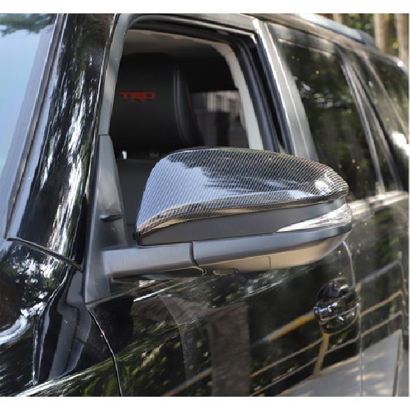 For Toyota Highlander 2015- Carbon Fiber Side Mirrors Rearview Trim Cover