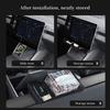 For Tesla Model Y Juniper 2026 ABS Central Control Screen Under  Storage Box Behind Screen Hidden Organizer Tray Car Accessories