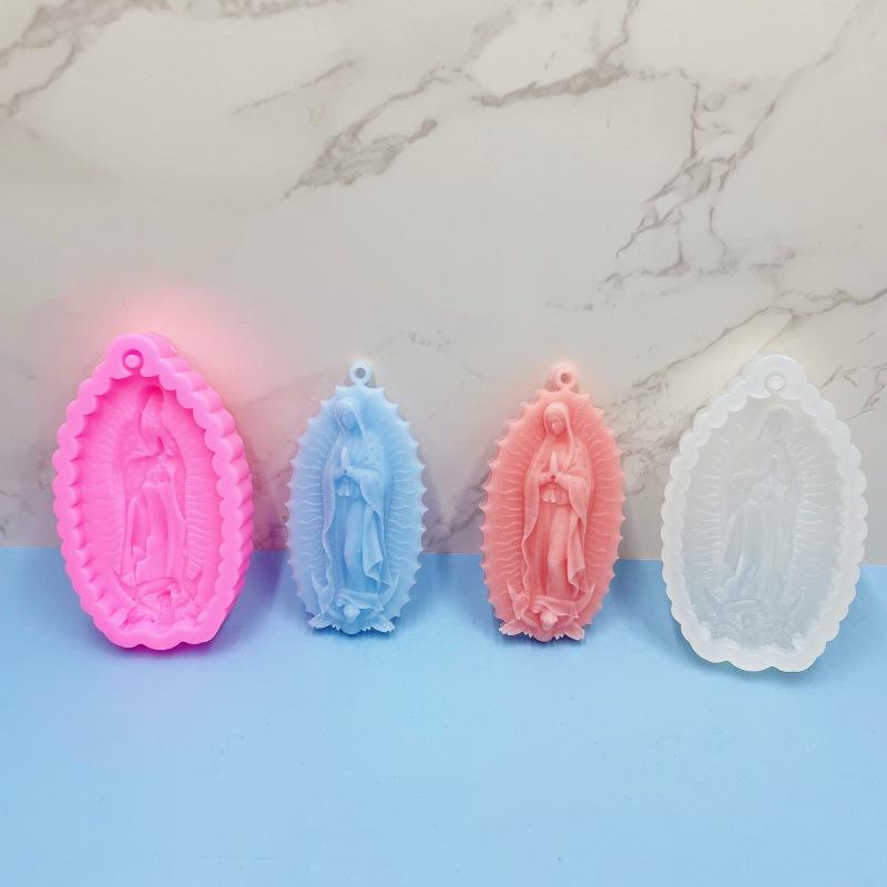 1PC Little Angel Silicone Mould Virgin Angel Keychain Silicone Mould Mobile Phone Pendant Jewelry Key Accessories Mould