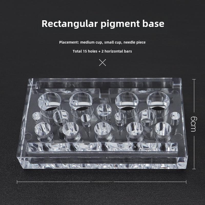 Large Semi-Permanent Tattoo Ring Cups & Eyelash Grafting Tool Set