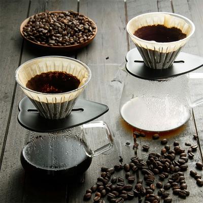 Caffettiera in Plastica Pour Over Tazza Filtro Caffè Riutilizzabile Trasparente Accessori per Preparazione Lenta