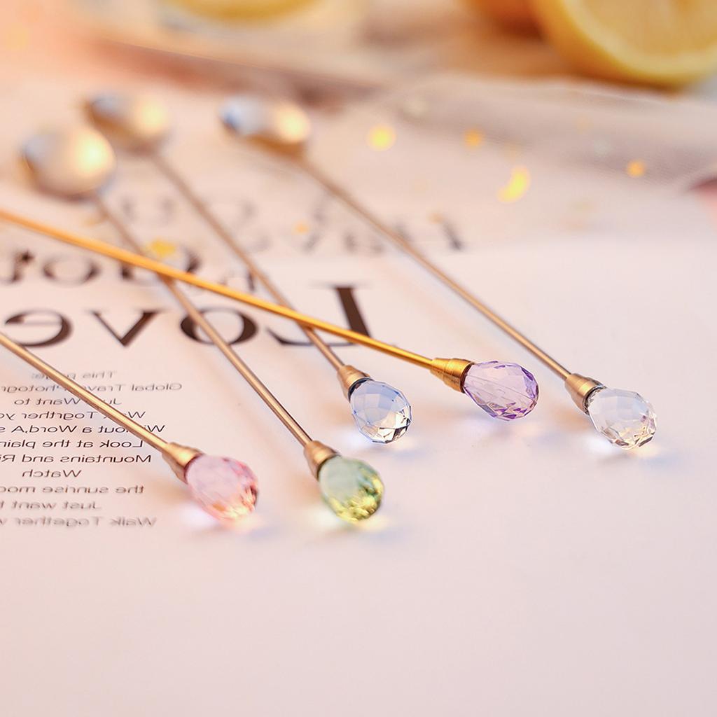 430Stainless Steel Spoon Set Elegant Cutlery Unique Tableware Delicate Stirring Spoon for Dessert and Coffee