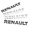 Hub Caps For Renault Megane 2 3 4 RS Grand Scenic Clio Captur Duster Trafic Logan 3D ABS car Letter Rear tail trunk Emblem badge