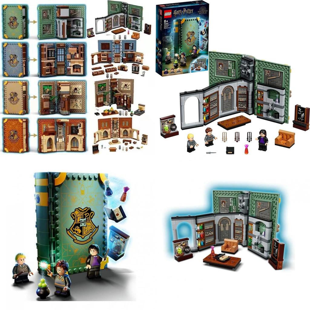 Harry Potter Lego Collectible Book For Kids Potions Class Set For Travel And Play