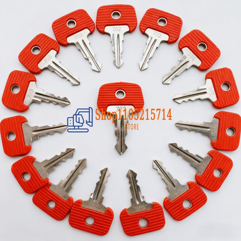 20PCS 702 Key for Jungheinrich Electric Stapler Ignition Key 702 for Microphone Komatsu