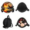 Deer Print Round Shoulder Bag Casual Messenger Bag for Woman Best Gifts 2D Flat Casual Daily Crossbody Bag