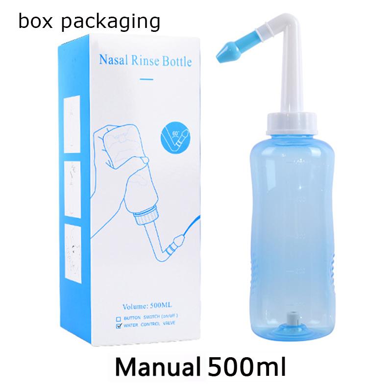 300-500ML Nasal Irrigator Nasal Rinse Bottle Nasal Wash Cleaner Nose Protector Avoid Allergic Rhinitis Adults Children Neti