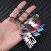 Metal M Logo Car Keychain Keyring For BMW X1 X2 X3 X4 X5 X6 F48 G80 E84 E83 G01 G11 G07 G86 Key Chain Buckle Pendant Accessories bzdn55
