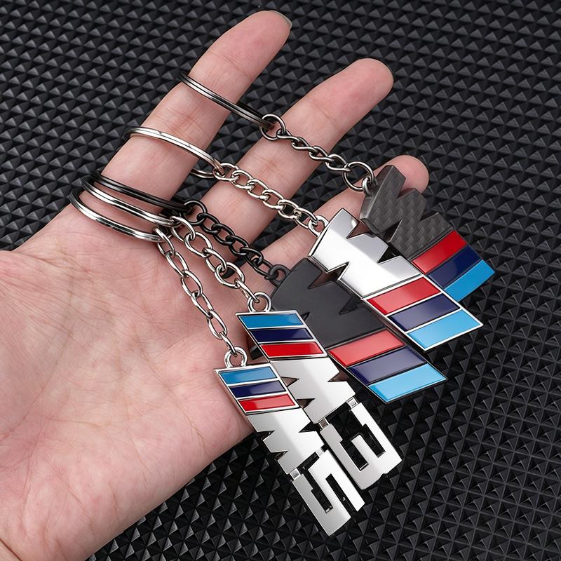 Metal M Logo Car Keychain Keyring For BMW X1 X2 X3 X4 X5 X6 F48 G80 E84 E83 G01 G11 G07 G86 Key Chain Buckle Pendant Accessories bzdn55
