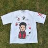 Street Hip Hop Pánské Bavlněné Tričko The Weeknd Potiskem Ležérní Bavlněné Vysoká Kvalita Krátký Rukáv Pánské Dámské Oblečení High Streetwear Top Tričko