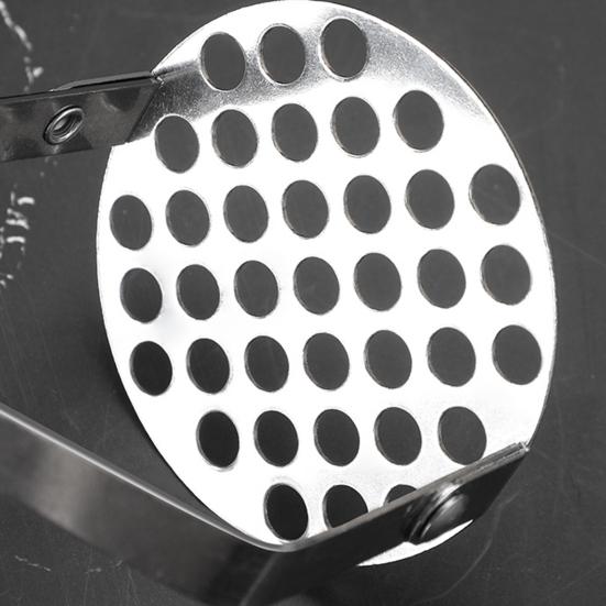 Yousheng Stainless Steel Potato Masher Manual Potato Press with Ergonomic Handle Food Smasher Utensil for Avocado Vegetables Kitchen Tool