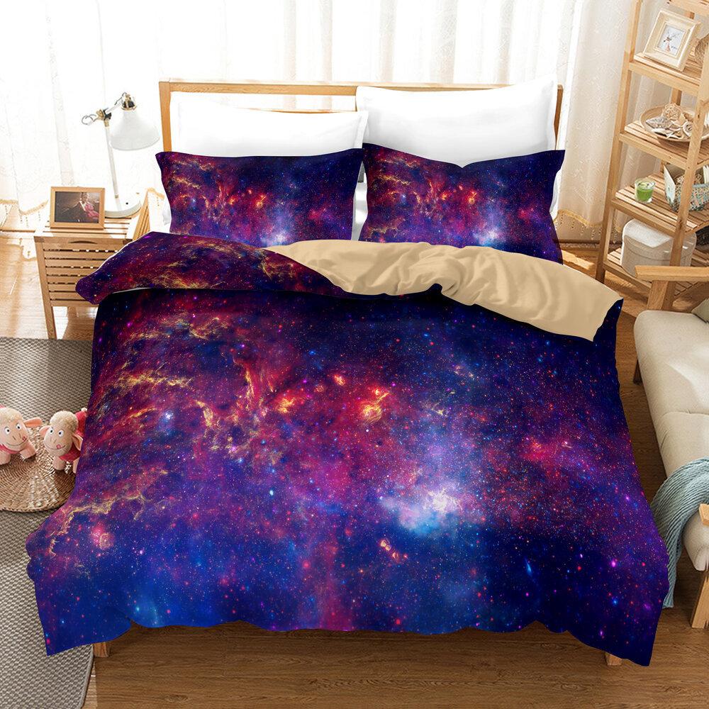 Space Planet E-Commerce Three-Piece American 3D Digital Printing Kit