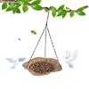 Large Capacity Bird Feeders Flower Shaped Tray Birdwatching Hook and Chain