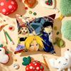 Cushion Cover Plush Fabric Soft DoubleSided Printed Sofa Warm Winter Home Gift Pillow Cover FFullmetal AAlchemist Anime