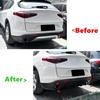 Car Rear Bumper Diffuser Lip Splitters Spoiler Rear Bumper Protector Guard For Alfa Romeo Stelvio 2017-2025