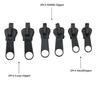 6pcs Universal Zipper Repair Kit Instant Zipper Repair Replacement Zippers Sliding Teeth Rescue Zipper for DIY Sewing Supplies
