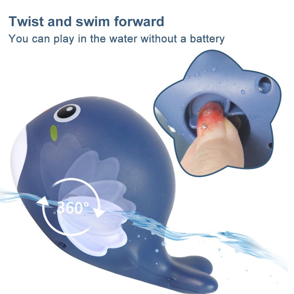 Baby Dolphin Bath Toy Summer Bathroom Water Play Childrens Gift