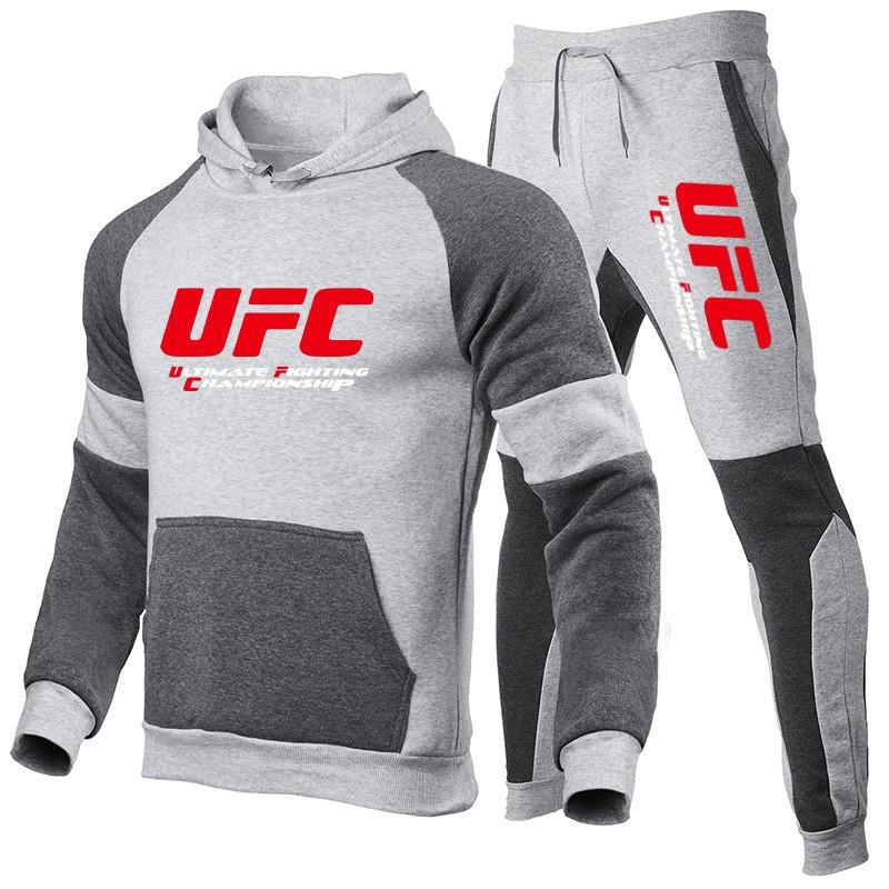 Mens Winter Sporty Hooded Sweatshirt Jogger