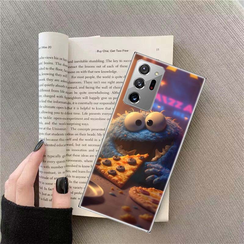 Funny Cookie M-Monster Phone Case for Samsung A17 A37 A57 A07 A16 A26 A36 A56 A05S A15 A25 A35 A55 Galaxy A03 A13 A23 A33 A53 A5