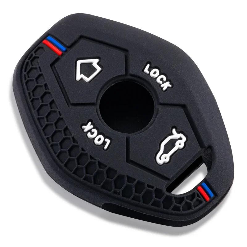 Silikon Auto Schlüsselabdeckung Hülle für Bmw X5 E53 X3 F83 E46 E39 E38 E60 E63 E61 E64 Serie 3 5 7 330I Z3 Z4 E85 E86 M5 325I