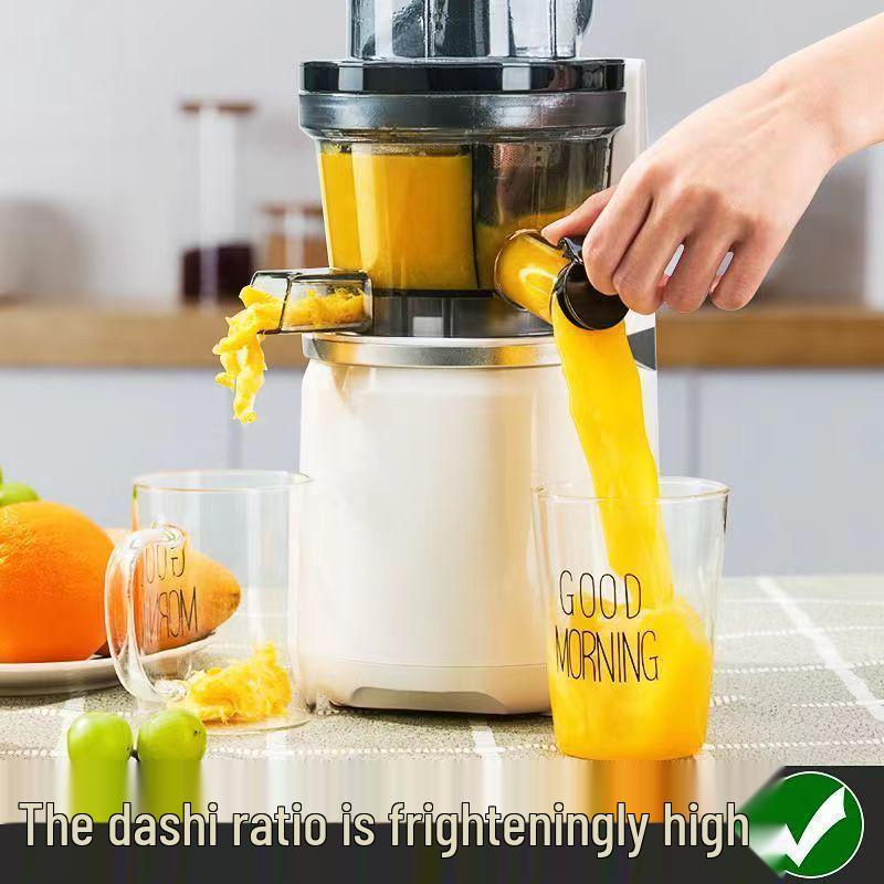 Lei De Zhu Electric Juicer: Large-Caliber, Automatic Juice & Pulp Separator for Fruits & Vegetables